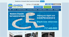 Desktop Screenshot of johnsonhandcontrols.com